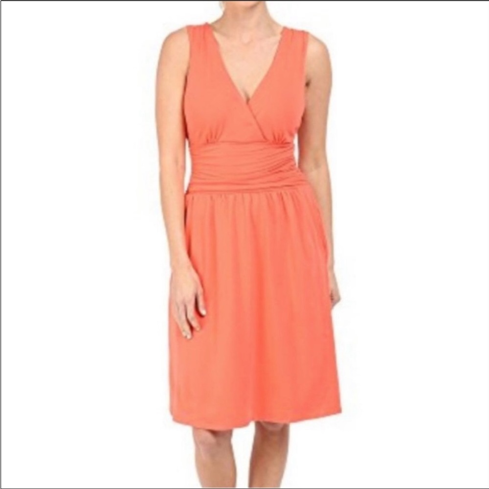 The Norhface XS Coral Sleeveless Dress